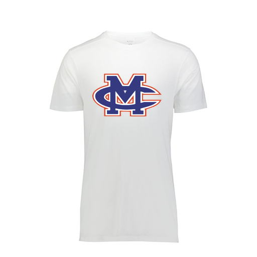 [FTSCUBWH-YS-LOGO2] Decker Youth Tri-Blend T-Shirt - Short Sleeve (Youth S, White, Logo 2)