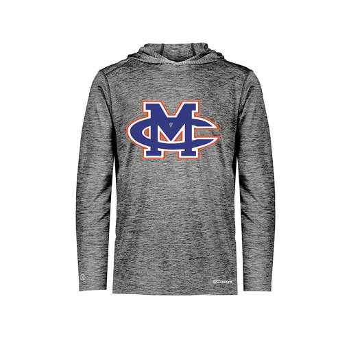 [FOLHCGBK-AS-LOGO2] Decker Men's Charge Hoodie (Adult S, Black, Logo 2)