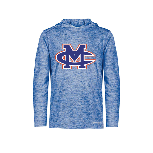 [FOLHCGRY-AS-LOGO2] Decker Men's Charge Hoodie (Adult S, Royal, Logo 2)