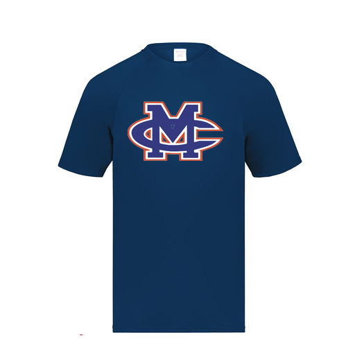[2790.065.S-LOGO2] Men's Smooth Sport T-Shirt (Adult S, Navy, Logo 2)