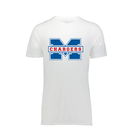 [FTSCUBWH-AS-LOGO1] Decker Men's Tri-Blend T-Shirt - Short Sleeve (Adult S, White, Logo 1)