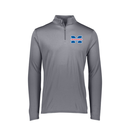 [FTLQFLGY-FAXS-LOGO1] Decker Women's Flex-Lite 1/4 Zip Shirt (Female Adult XS, Gray, Logo 1)