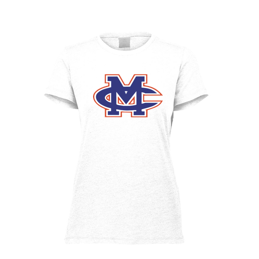 [FTSCUBWH-FAXS-LOGO2] Decker Women's Tri-Blend T-Shirt - Short Sleeve (Female Adult XS, White, Logo 2)