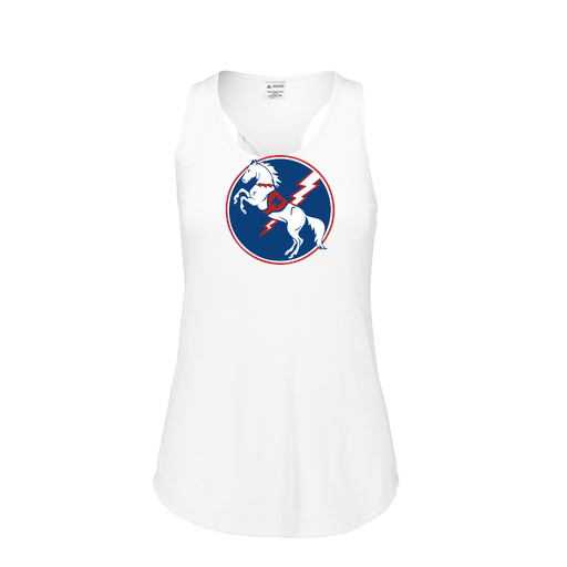 [3078.005.S-LOGO3] Ladies Tri Blend Tank Top (Female Adult S, White, Logo 3)