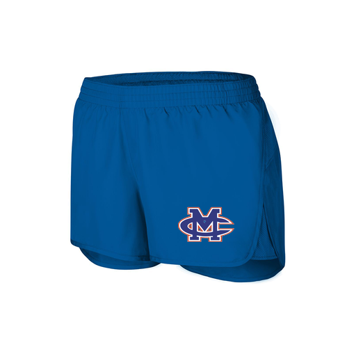 [2430.060.XS-LOGO2] Women's Performance Shorts (Female Adult XS, Royal, Logo 2)