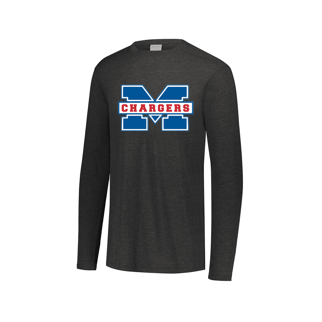 Decker Men's Tri-Blend T-Shirt - Long Sleeve